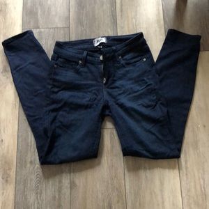 PAIGE - High-Waisted Dark Wash Skinny Jeans